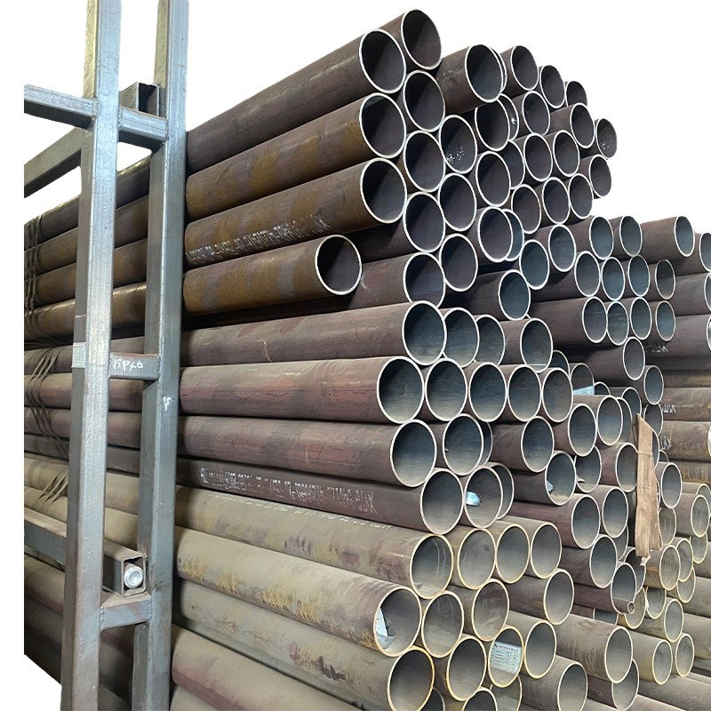 Seamless Pipe Hot Rolled Carbon Steel Pipe Small Diameter Hollow Round Pipe Seamless Thin Wall Boiler Pipe Cutting