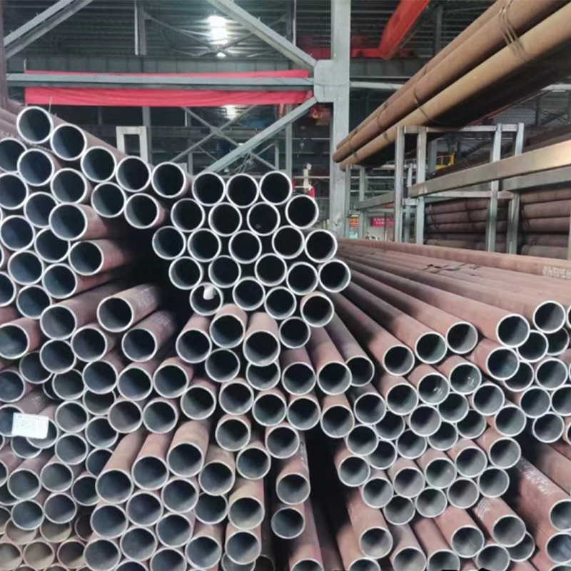 Seamless Pipe Hot Rolled Carbon Steel Pipe Small Diameter Hollow Round Pipe Seamless Thin Wall Boiler Pipe Cutting