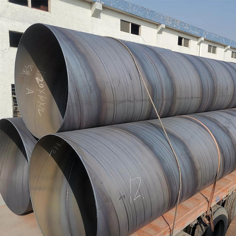 Q235b Double-Sided Submerged Arc Spiral Welded Pipe Anti-Corrosion Piling Spiral Steel Pipe Anti-Corrosion Spiral Drainage Pipe Manufacturer Supply